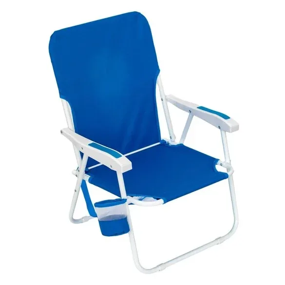 Karrige plazhi blu e palosshme 58x56x74cm