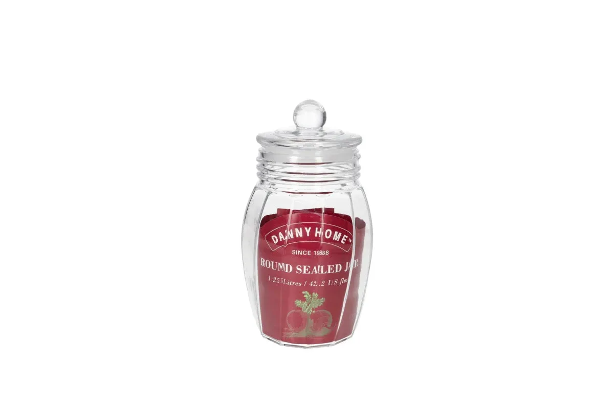 Kavanoz Konservimi / 1250ml / 9.1*21.8*9.4cm / Qelq