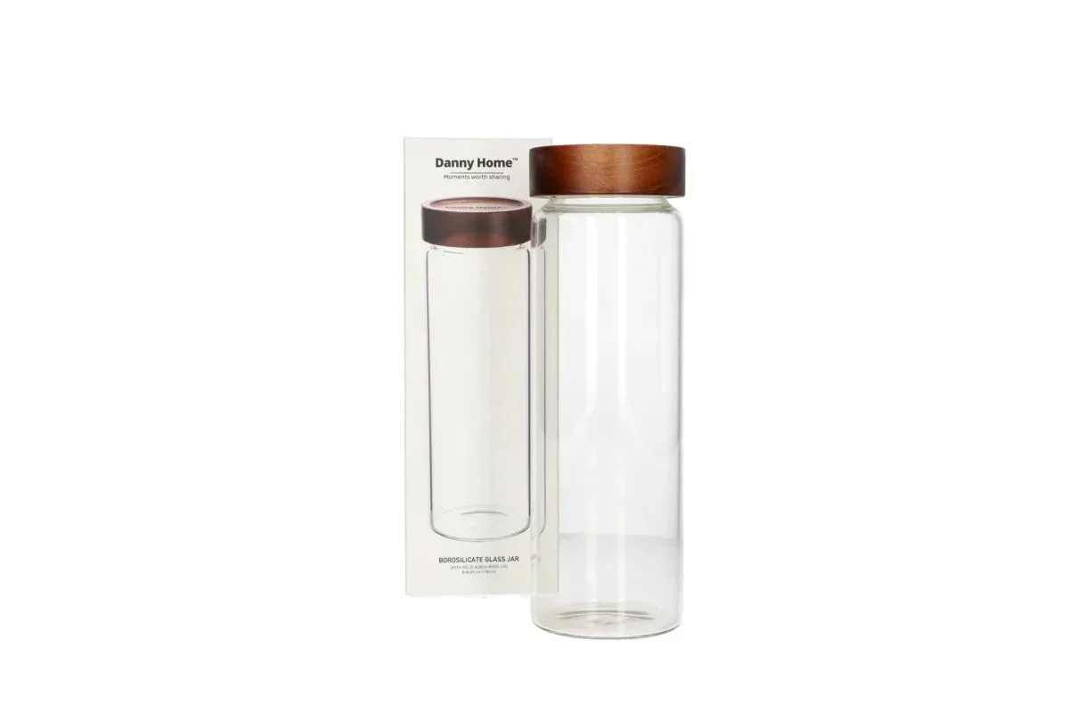 Kavanoz Konservimi / 780ml / 8*8*25cm / Qelq - Kapak Dru