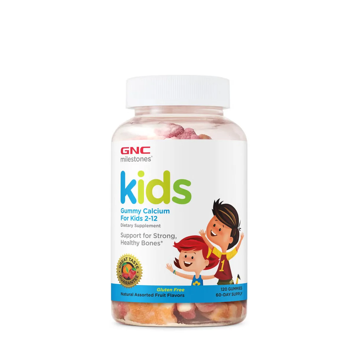 Kids Gummy Calcium 120 gummies me kalcium vitaminë D për kocka të forta