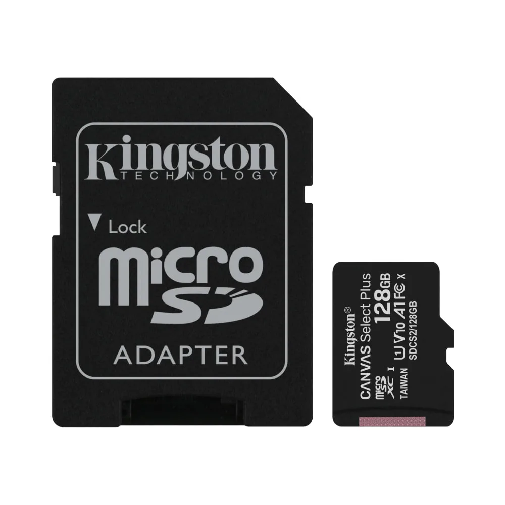 Kingston Canvas Select Plus microSD Memory Card 128GB