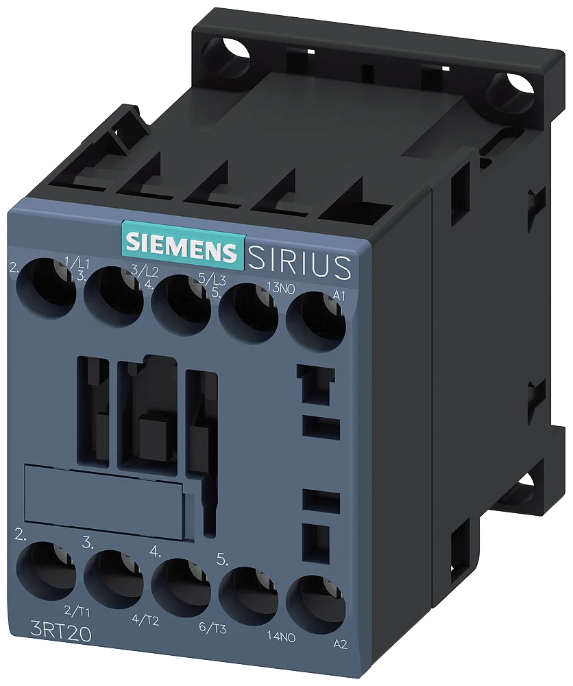 Kontaktor Siemens 3RT2016-2BB41 – 9A, 4kW, 3 pol, 24V DC, 1NO