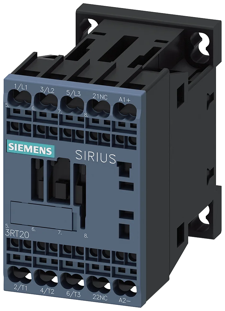 Kontaktor Siemens 3RT2017-2BB41 – 12A, 5.5kW, 3 pol, 24V DC, 1NO