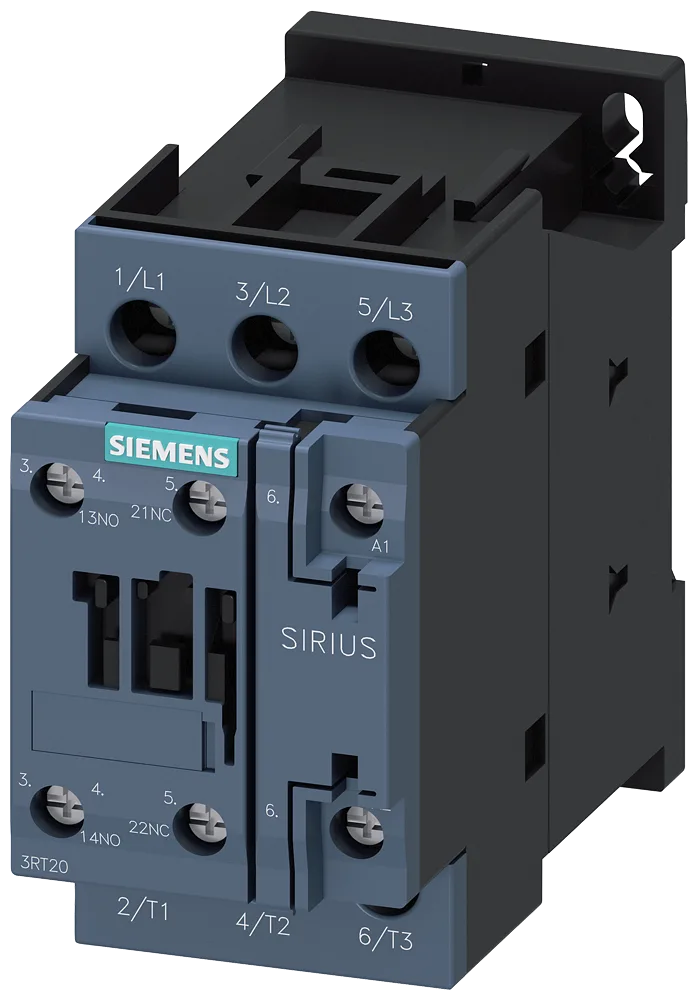 Kontaktor Siemens 3RT2023-1KB40 – 9A, 4kW, 3 pol, 24V DC, 1NO+1NC