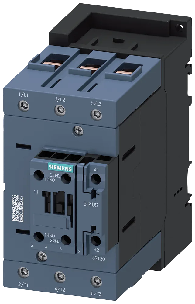Kontaktor Siemens 3RT2047-1AP00 – 55 kW, 110A, 230V AC, 50Hz, 1NO+1NC