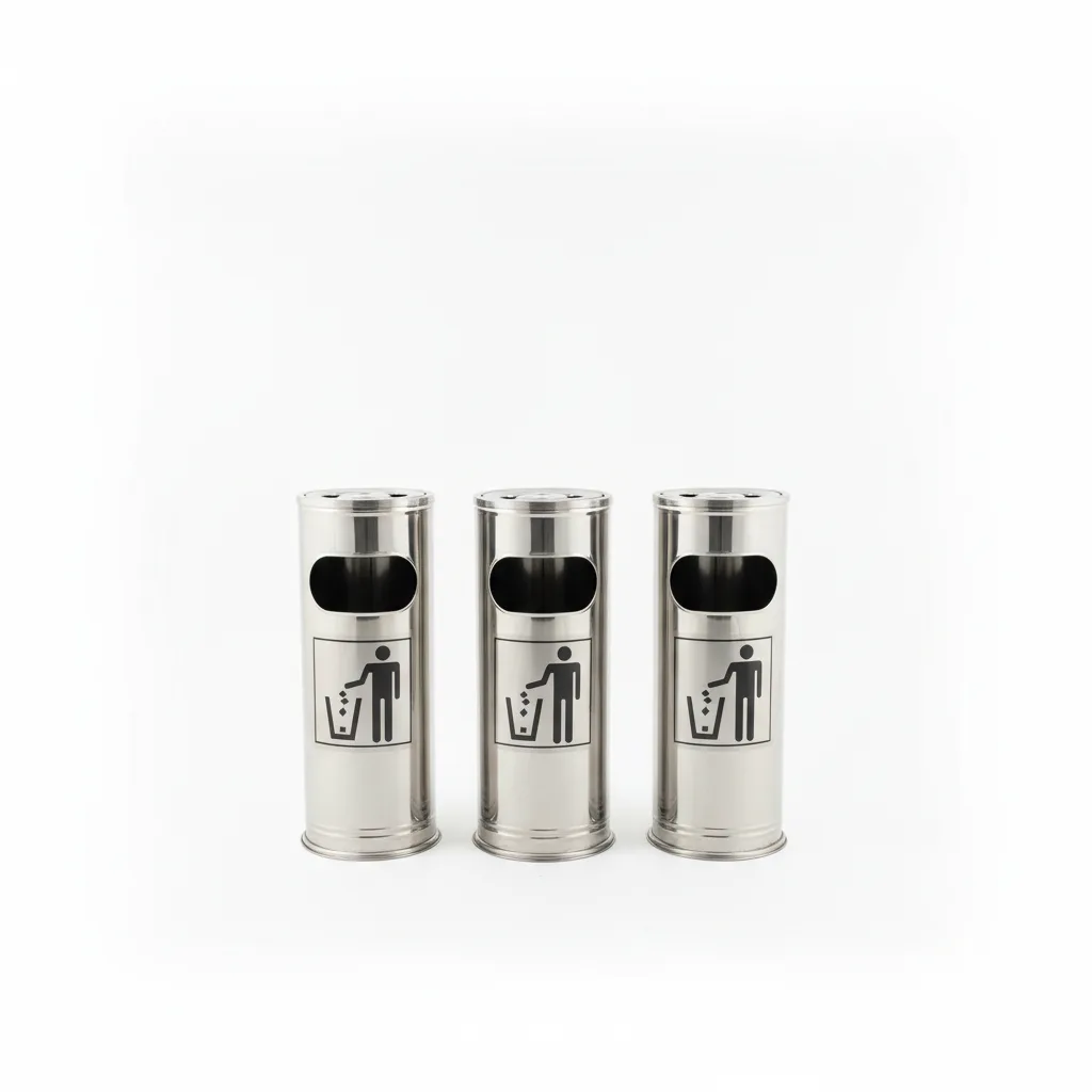 Kosh mbeturinash/cigare/set 3 cope