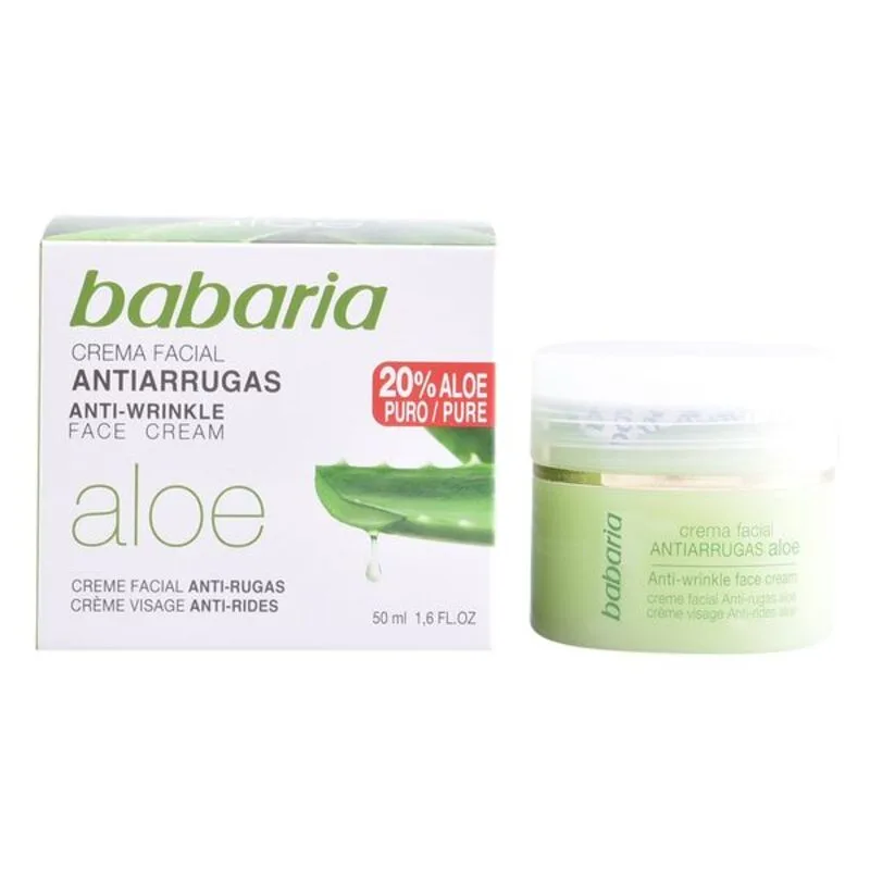 Krem kundër rrudhave Aloe Vera Babaria (50 ml)