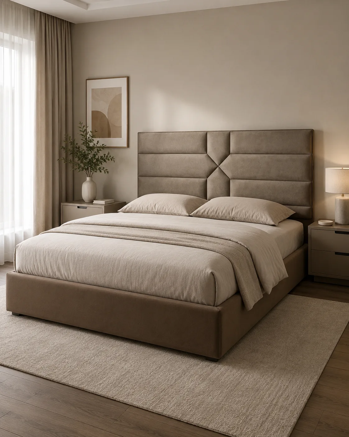 Krevat Terra Brown – Tek 90x190 & Dopio 160x190 + Zgare Krevati
