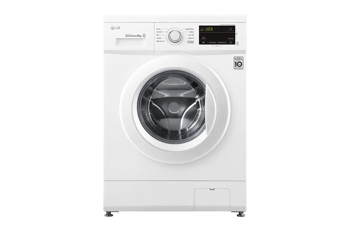 Lavatrice LG F4J3TN3WE 8 KG 1400 rpm D
