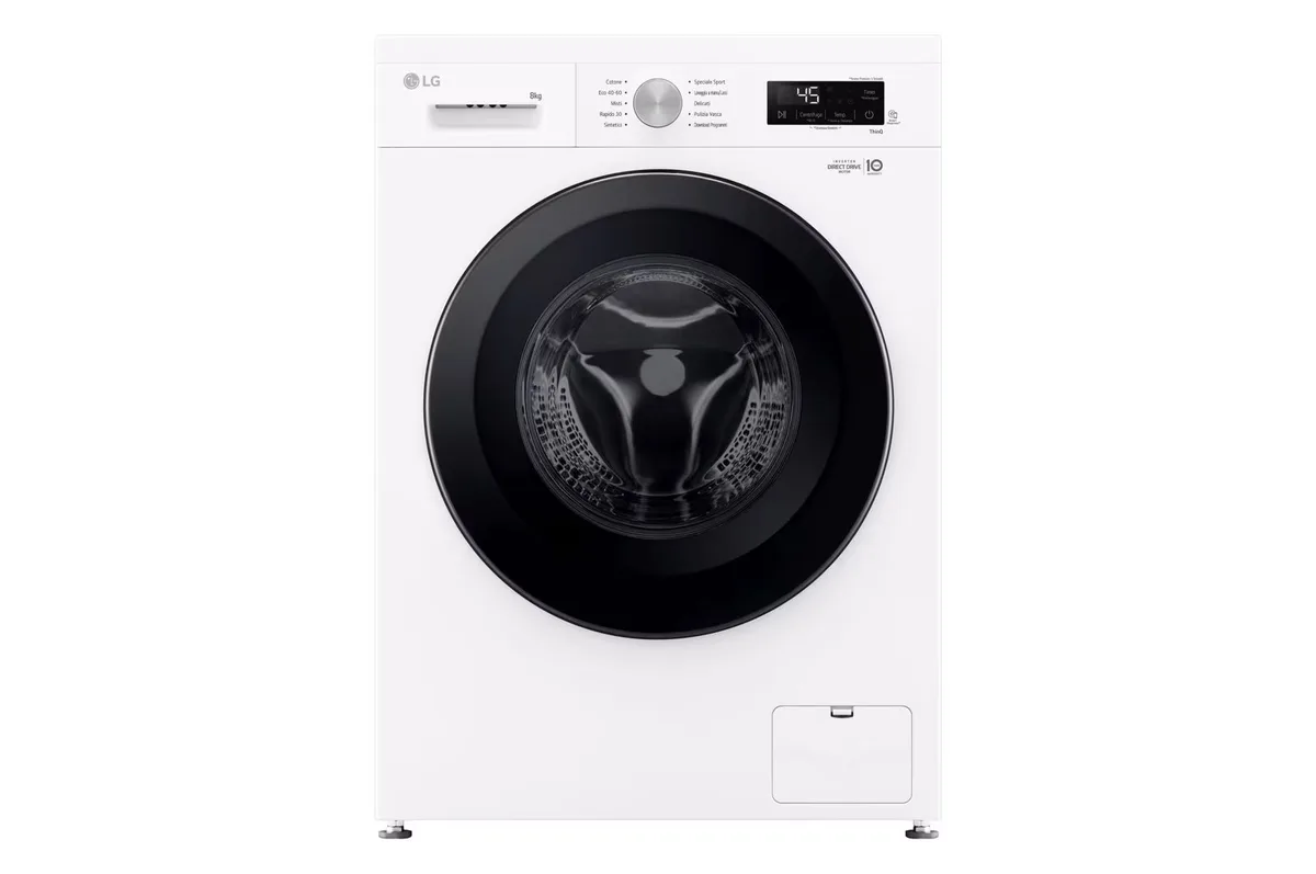 Lavatrice LG F4X1008NWK 8KG 1400 RPM Klasa A