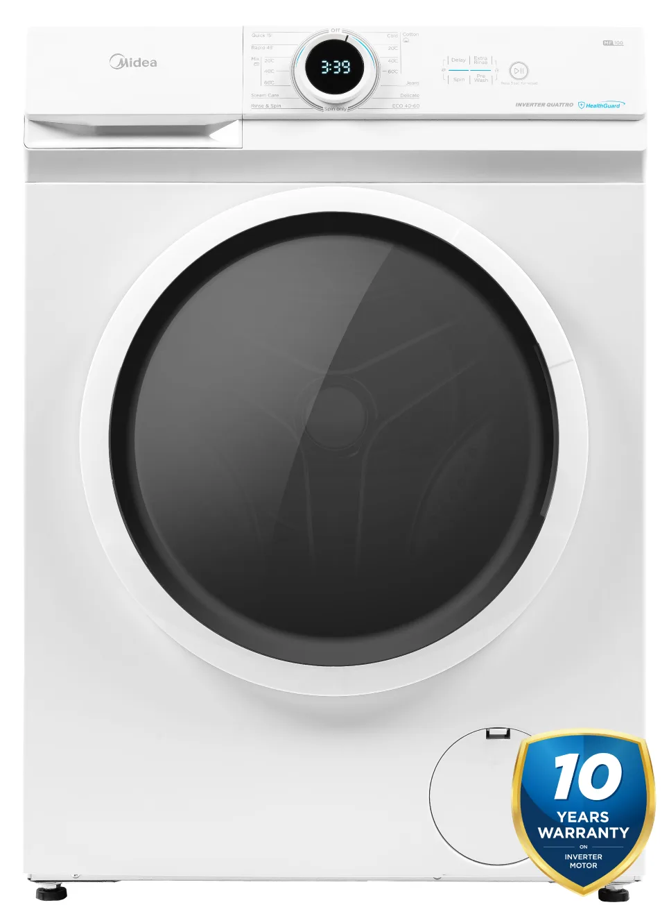 Lavatrice MIDEA MF110W80BA10/W-HR 8KG 1400 rpm A
