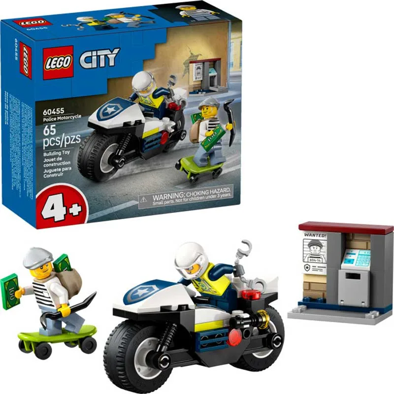 LEGO CITY Police Motorcycle CHASE 60455