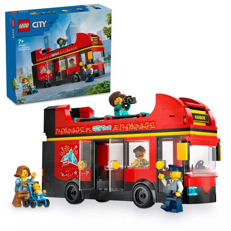 LEGO CITY RED Double-Decker Sightseeing BUS 60407