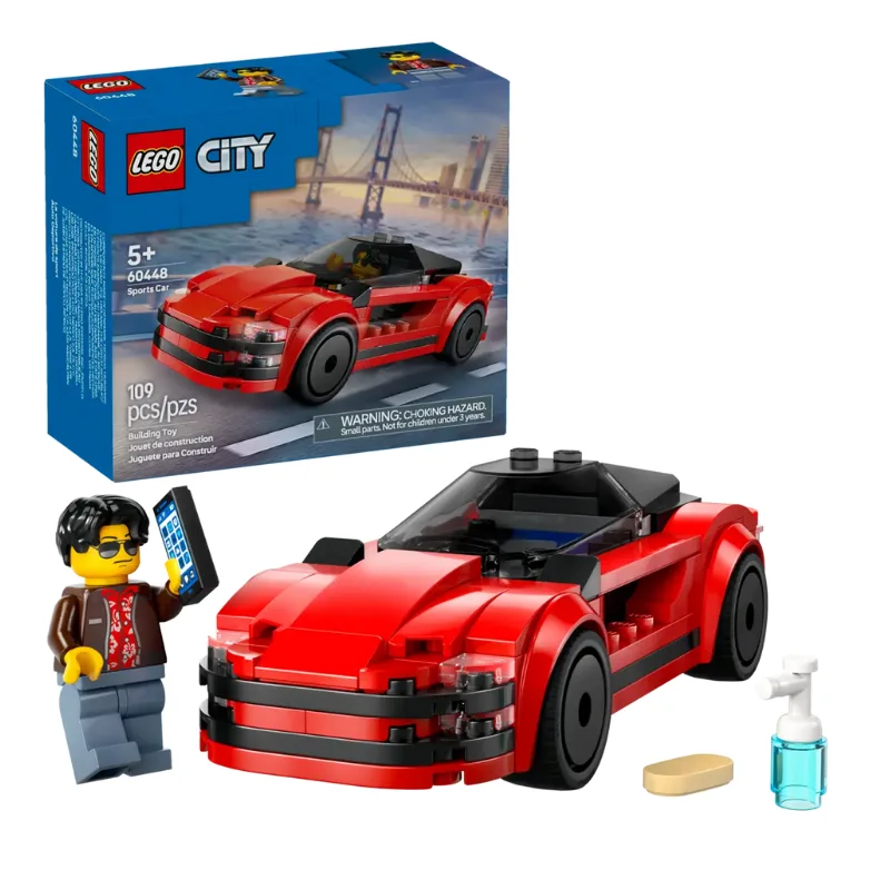 LEGO CITY RED Sports CAR 60448