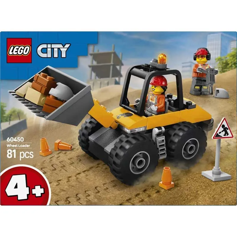 LEGO CITY Yellow Construction Loader 60450