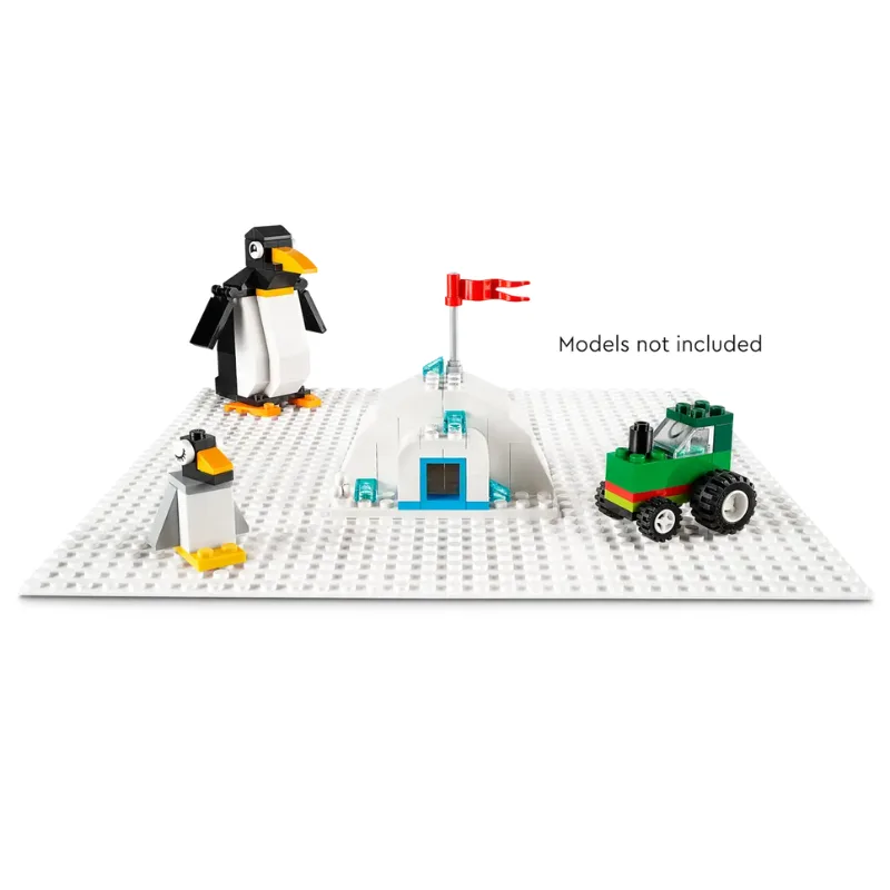 LEGO Classic WHITE Baseplate 11026