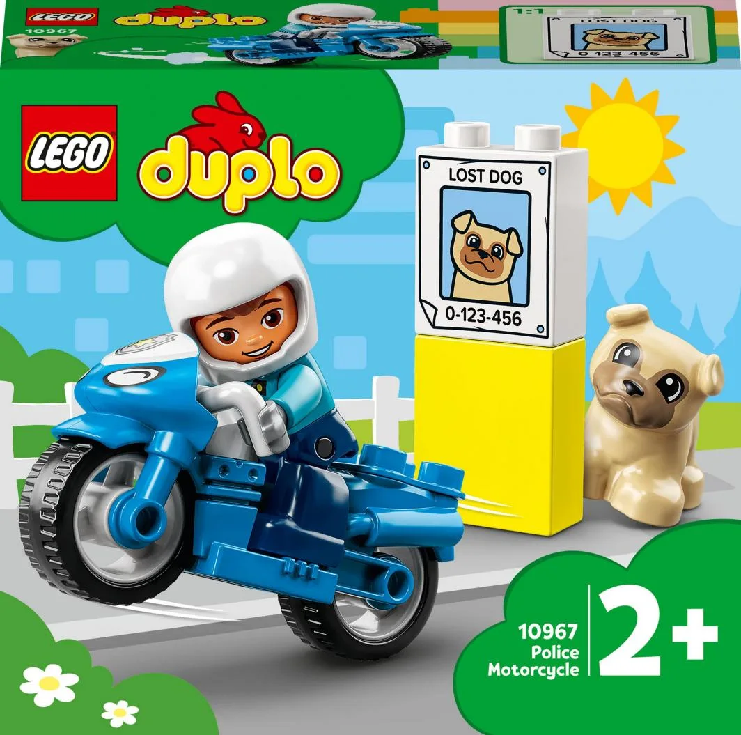 Lego Duplo Police Motorcycle 10967