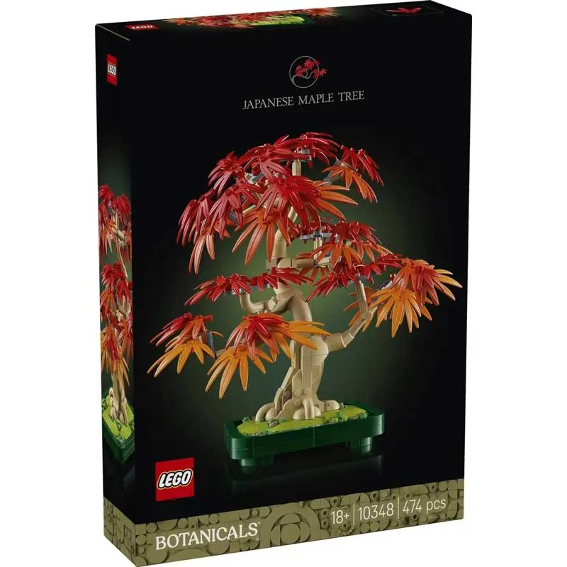 LEGO ICONS Japanese RED MAPLE Bonsai TREE 10348