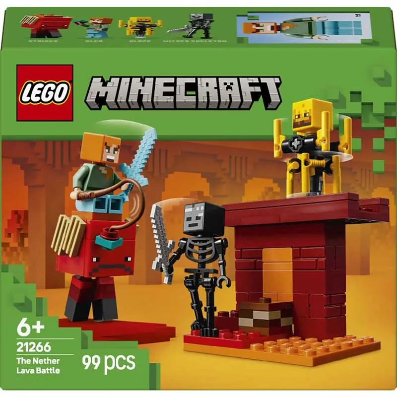 LEGO Minecraft THE Nether LAVA Battle 21266