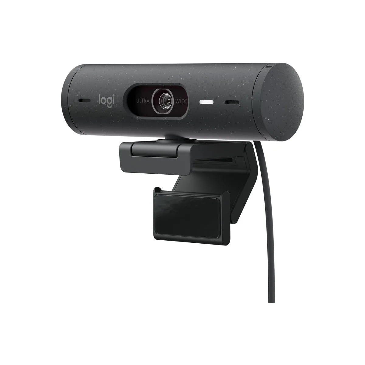 Logitech Brio 500 Full HD 1080p webcam w light correction, auto-framing, & Show Mode - Graphite