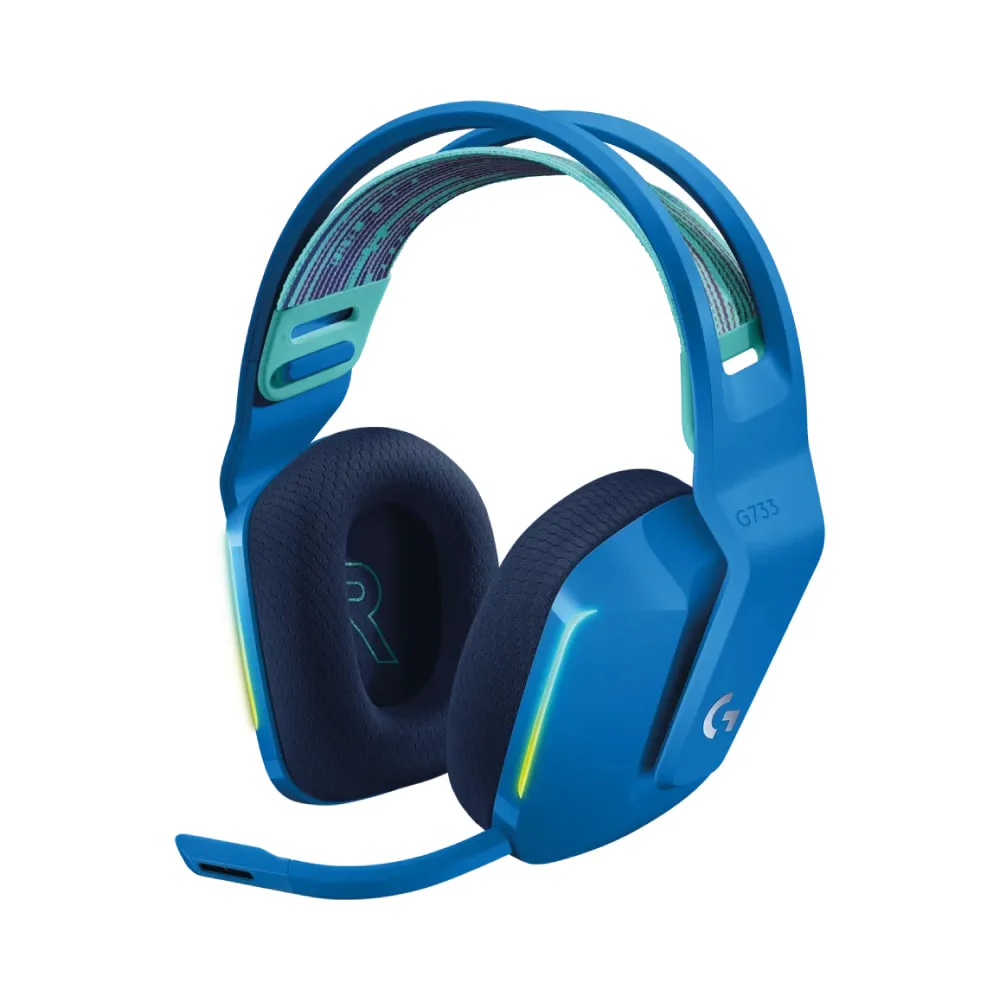 Logitech G G733 Lightspeed Wireless RGB Gaming Headset Blue