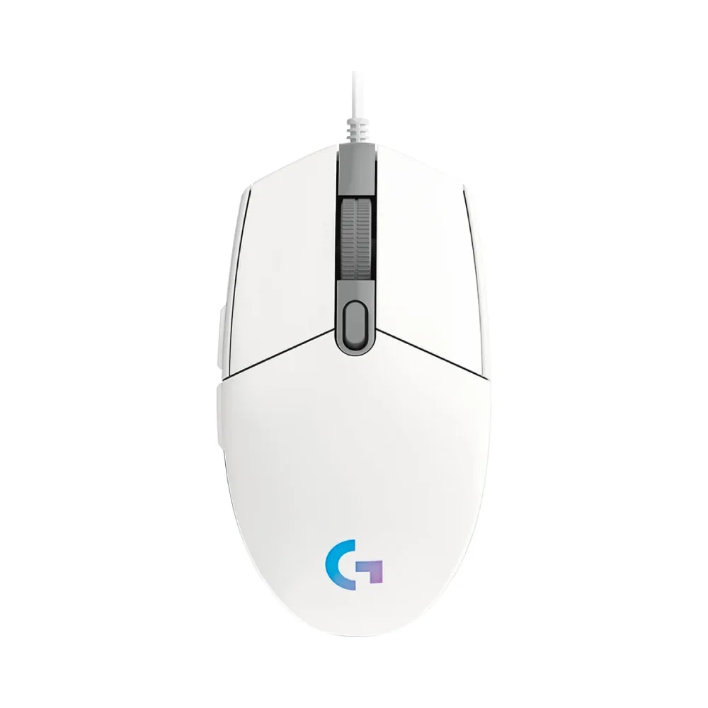 Logitech G203 Lightsync RGB 6 Button Gaming Mouse White