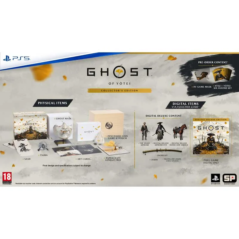 LOJE PS5 GHOST OF YOTEI Collectors Edition