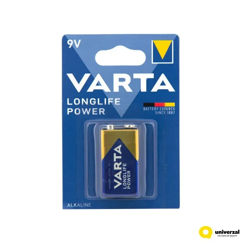 Longlife Power Varta alkalna baterija 9V Bli 1