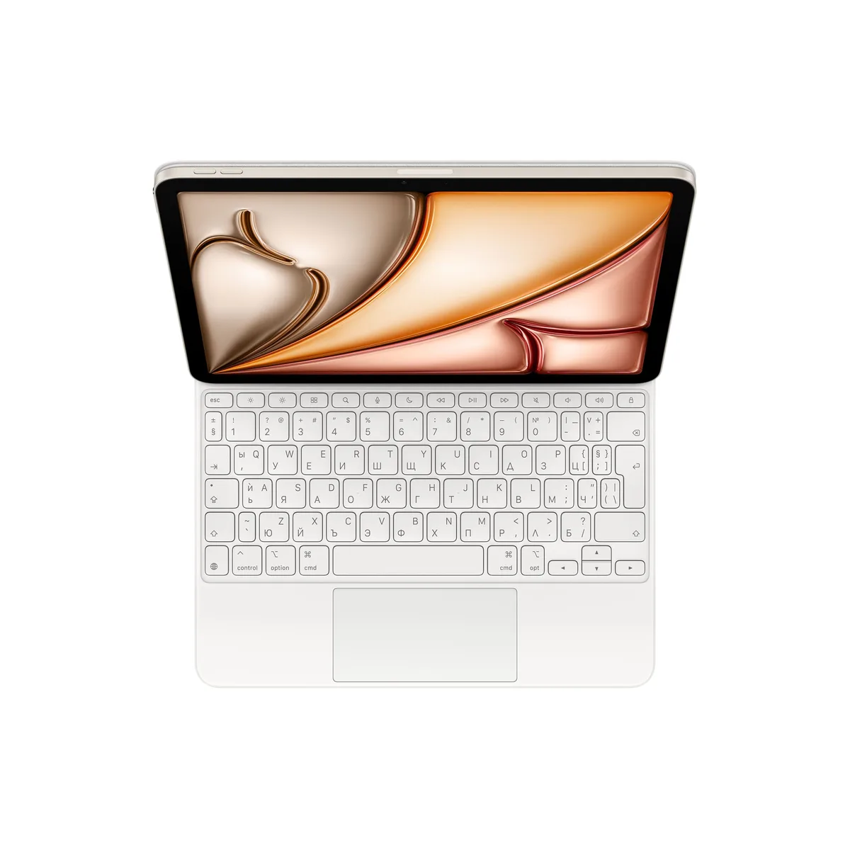 Magic Keyboard for iPad Air 11-inch (M3) - Bulgarian - White