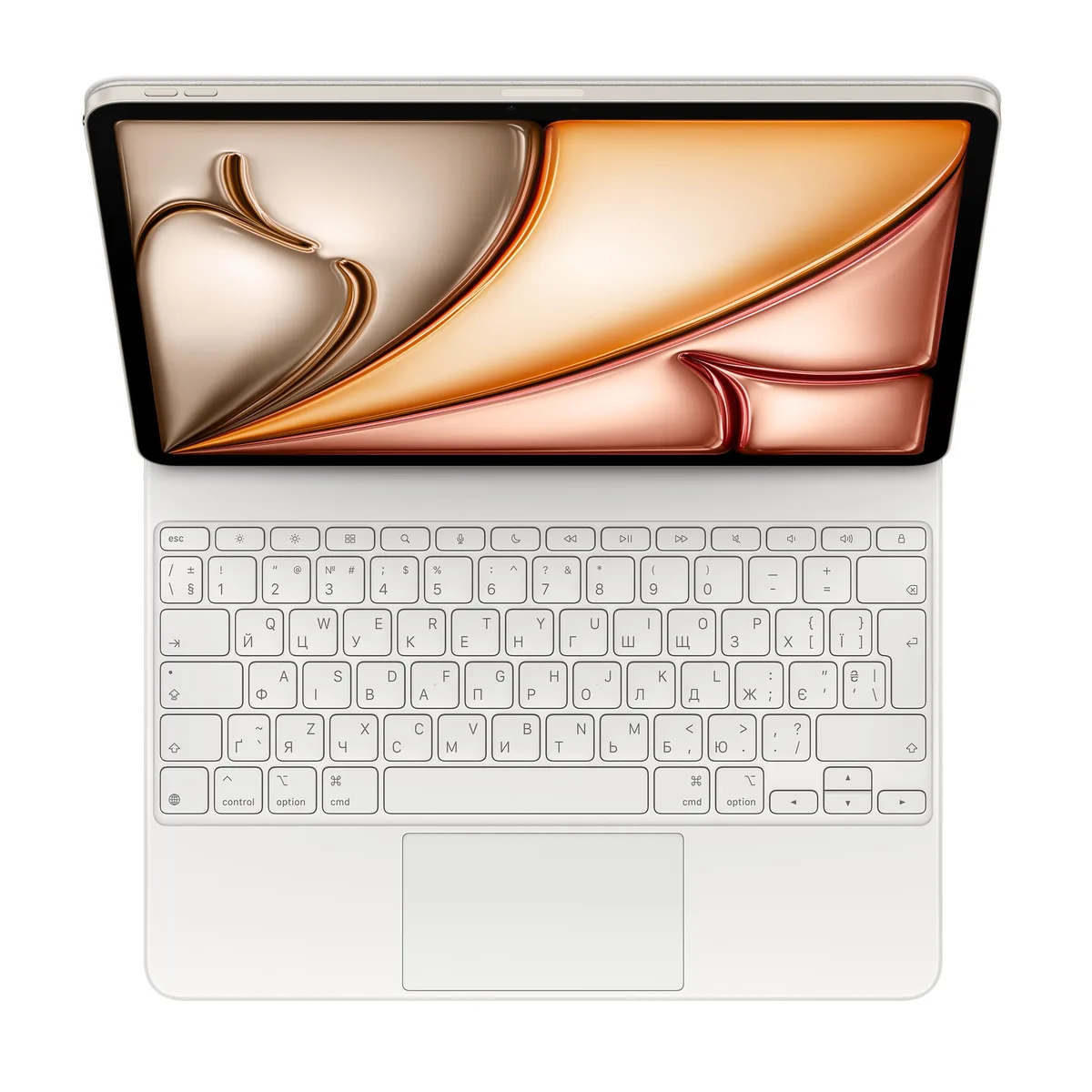 Magic Keyboard for iPad Air 13-inch (M3) - Ukrainian - White
