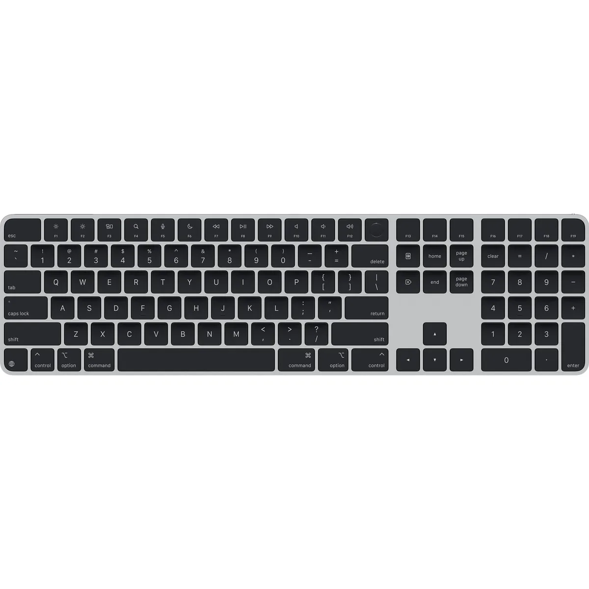 Magic Keyboard with Touch ID for Mac models with Apple silicon - Greek - Black Keys