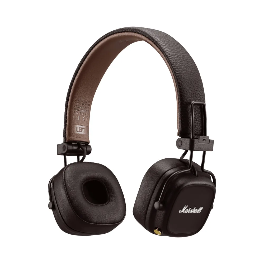 Marshall Major IV Wireless On-Ear Headphones Brown