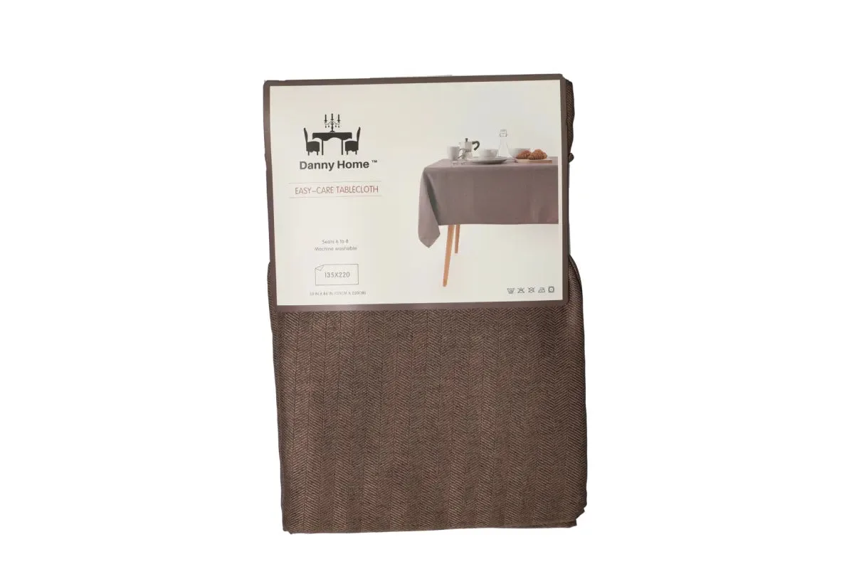 Mbulese Tavoline Lino / 140*220cm / Kafe