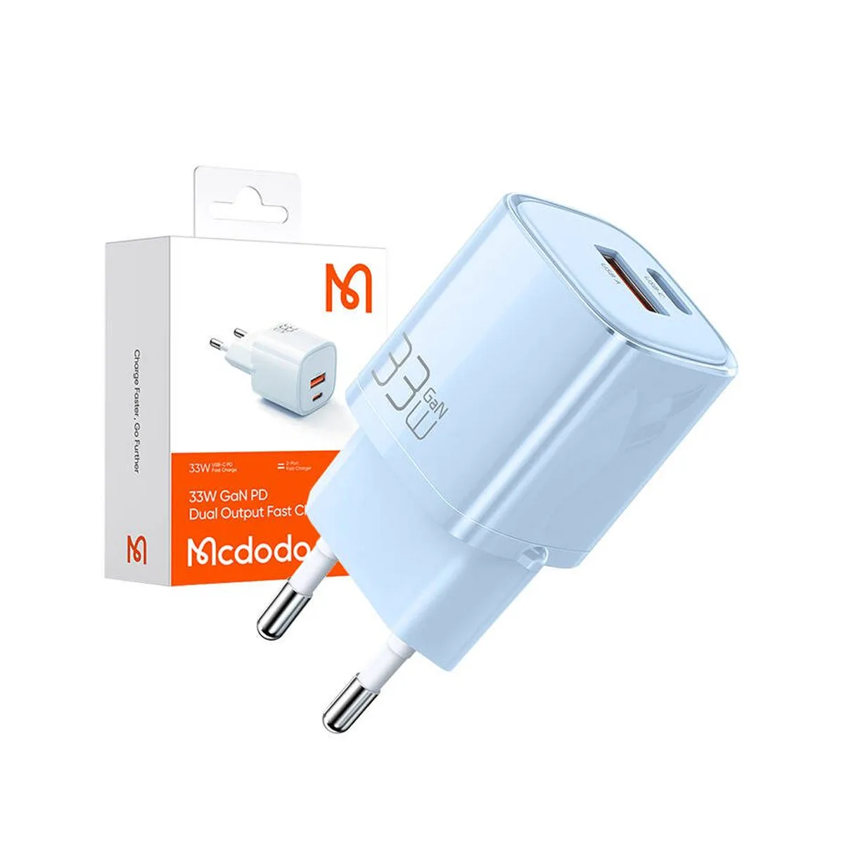 Mcdodo 33W PD DUAL Output FAST Compatible Charger SET - R&R Computer Services
