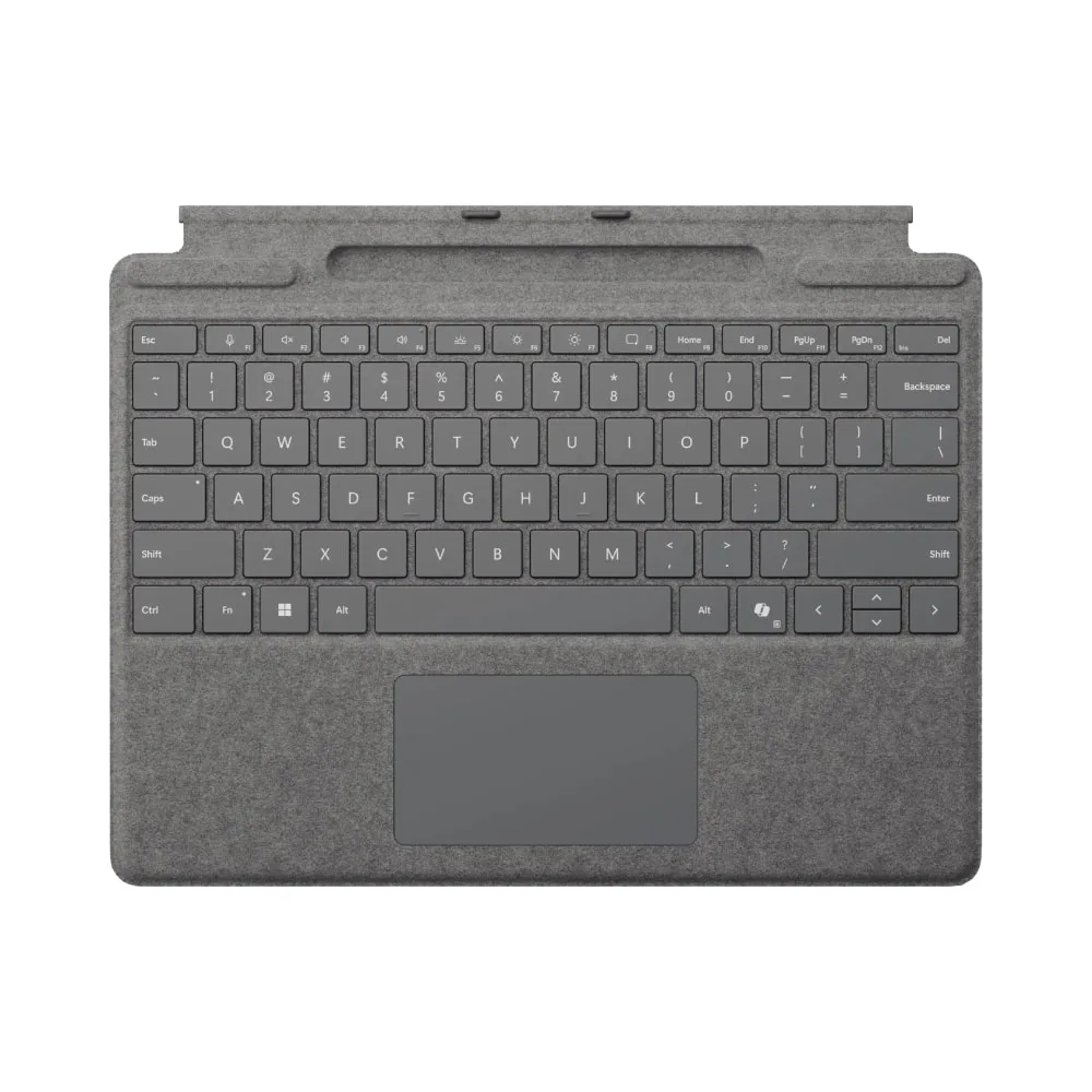 Microsoft Surface Pro Keyboard With Pen Storage Platinum