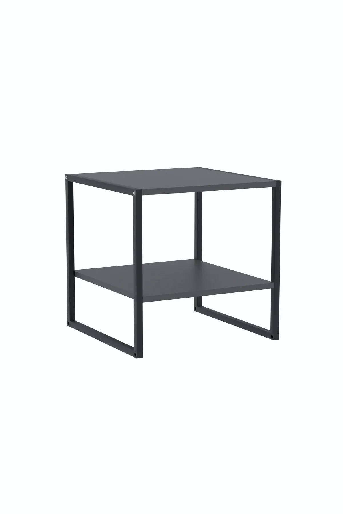 Mobilje 50X50 CM METAL Coffee TABLE - Anthracite