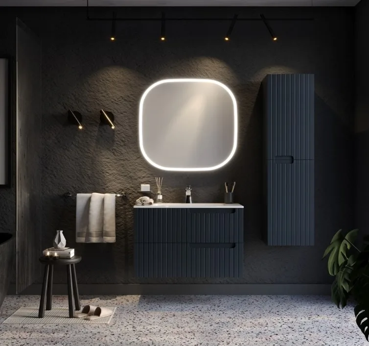 Mobilje Hidrosanitare Modeli ENZA MATTE ANTHARTICE 100x45cm