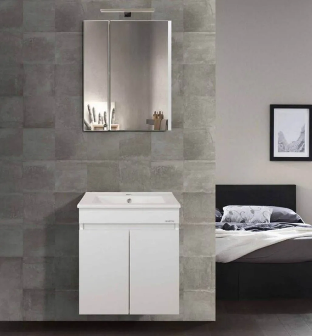 Mobilje Hidrosanitare Modeli OMEGA WHITE GLOSS 75x45cm
