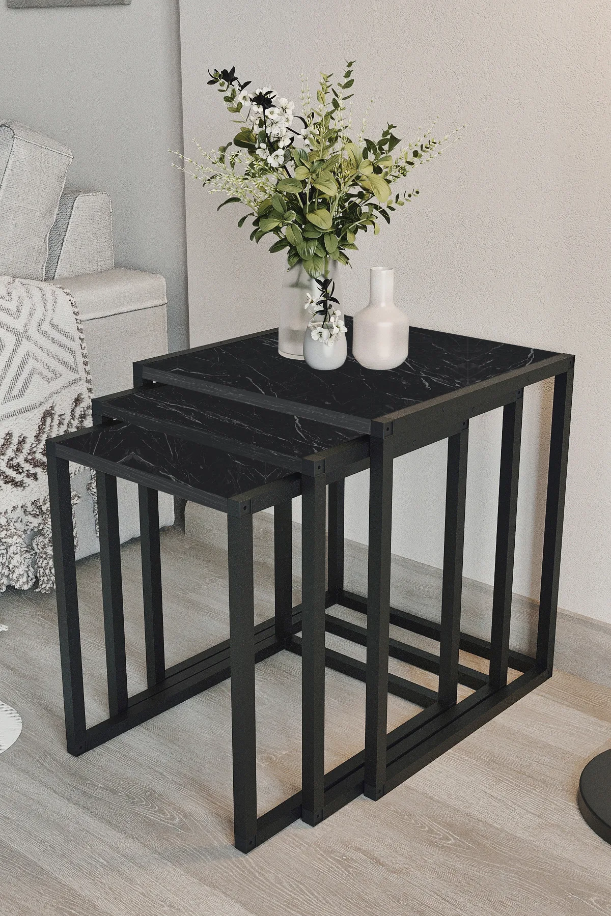 Mobilje METAL Nesting TABLE - Bendir