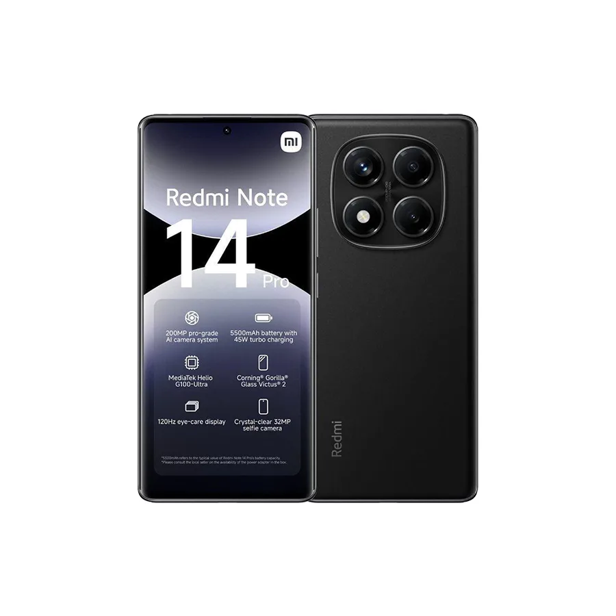 Mobitel Xiaomi REDMI NOTE 14 PRO 4G 8GB 256GB Black