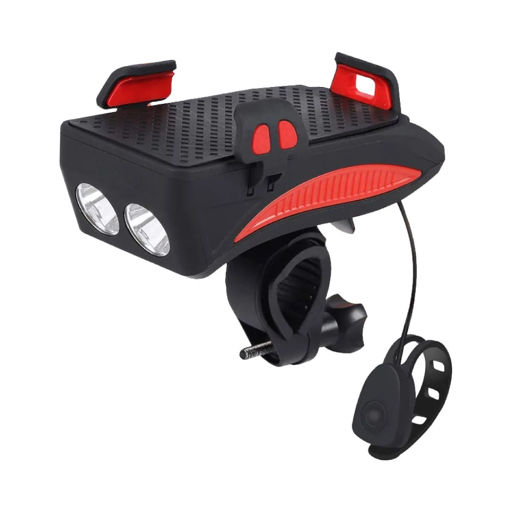 Multifunction Bicycle Horn, Lamp, Mobile Phone Bracket 2000-MAH