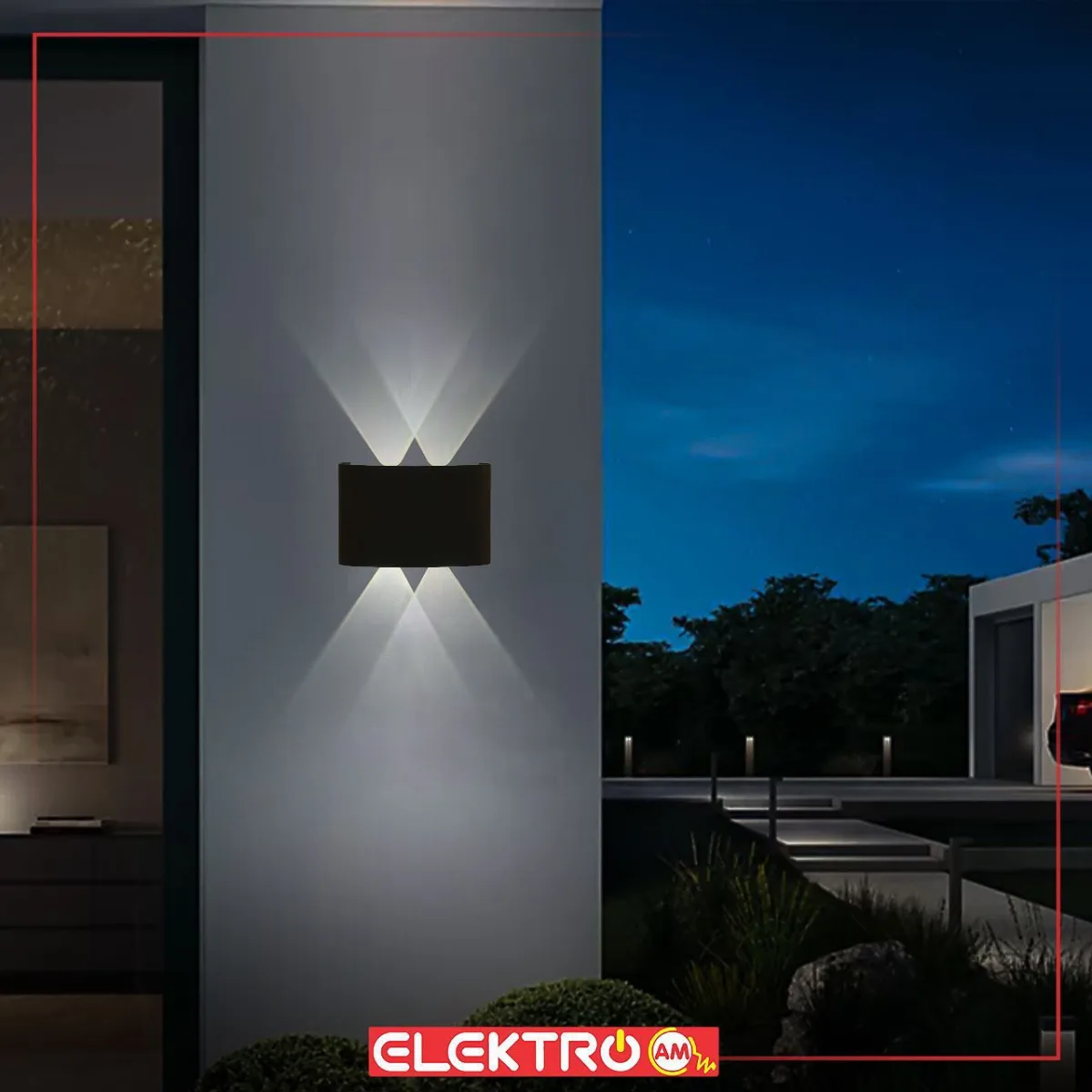 Anësore Muri LED 4W BK