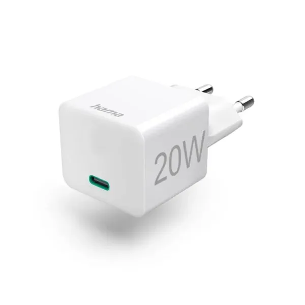 Punjac HAMA GLAVA PD/QC, USB-C, 20W, bijeli