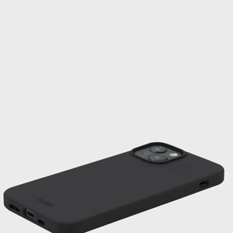 Cover Holdit iPhone 15 Silicone Black