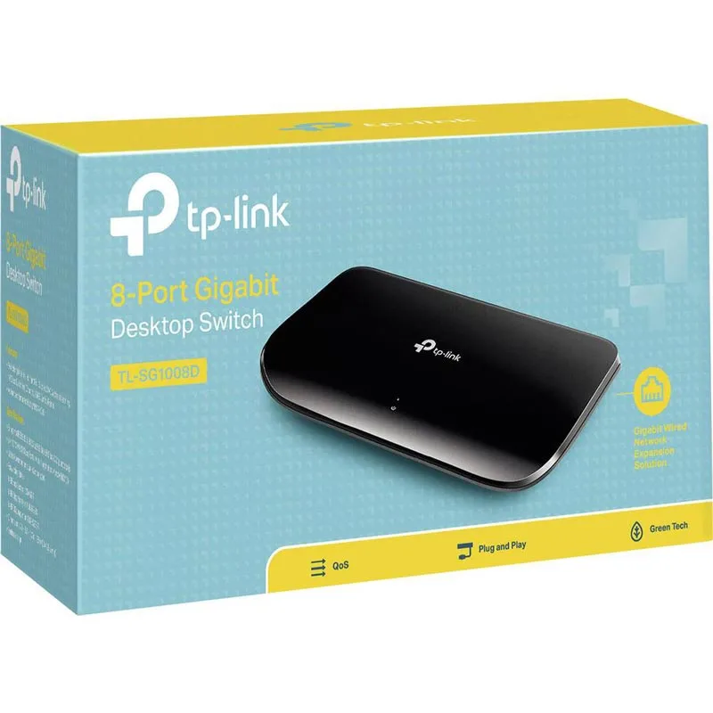 Switch TP-LINK TL-SG1008D 8-PORTA Gigabit