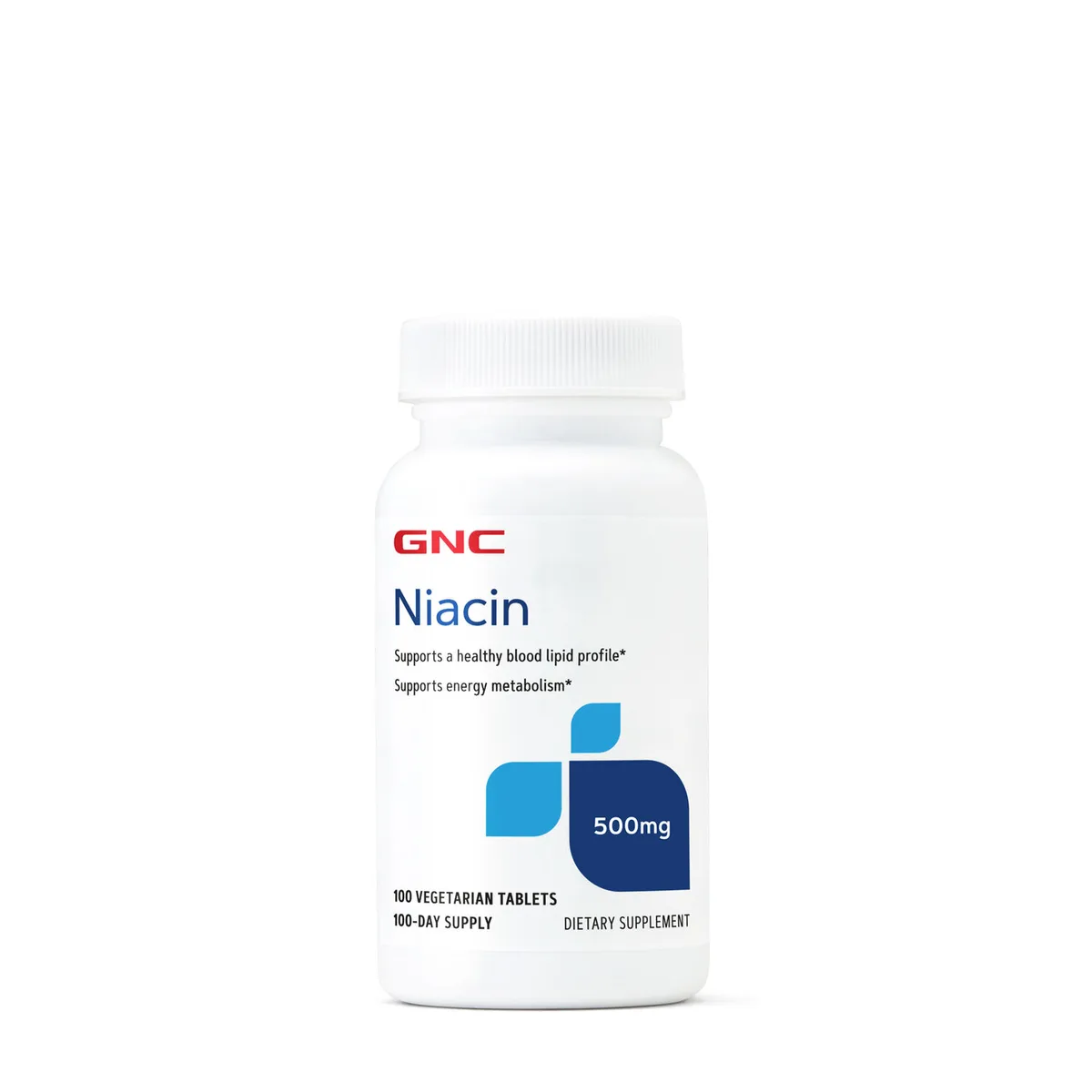 Niacin 500 mg për metabolizëm energjie dhe mbështetje të lipideve në gjak