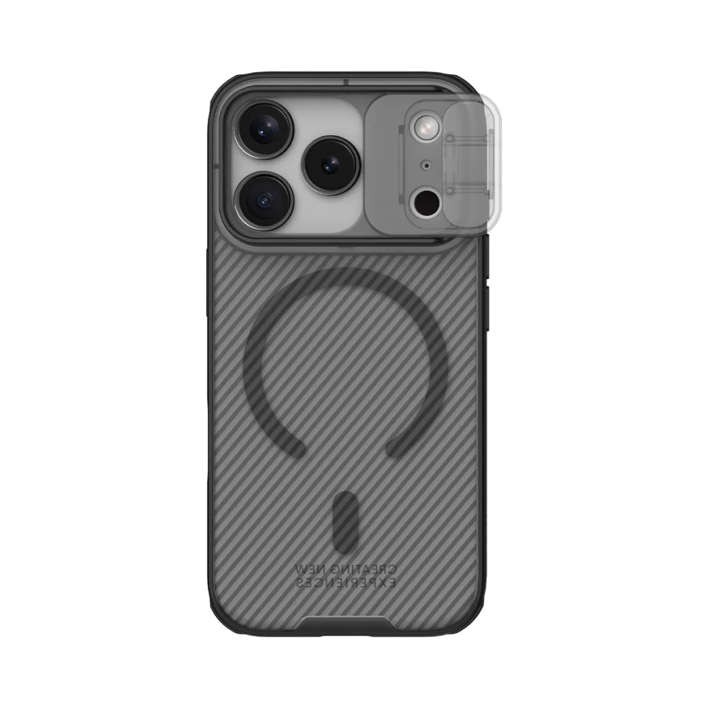 Nillkin CamShield Pro Magnetic Case For Apple Iphone 17 Pro Transparent Black