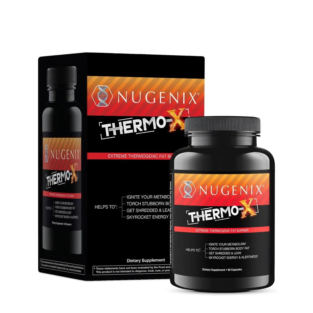 Nugenix Thermo-X termogjenik për djegien e dhjamit dhe energji