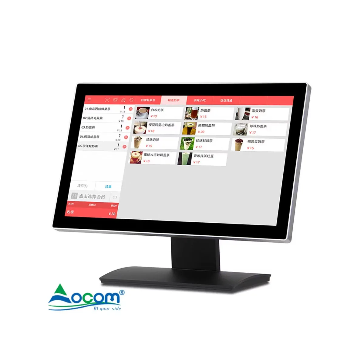 OCOM AIO POS MACHINE 1801 i5-Gen 4,4 GB,SSD 64 GB,Scr 18 Touch HD - R&R Computer Services