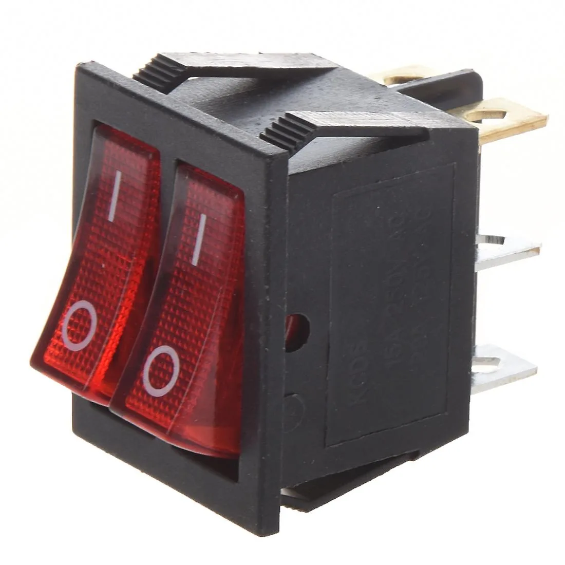 Illuminated KEY Switch 0-1 Double POLES RED 15A/250VAC
